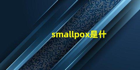 smallpox是什么意思 plusmall是什么意思